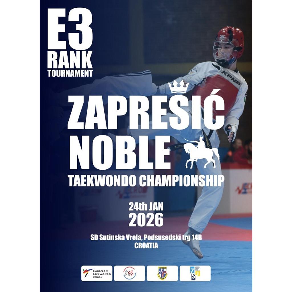 Taekwondo 2026.01.24. Zágráb (E3RANK)