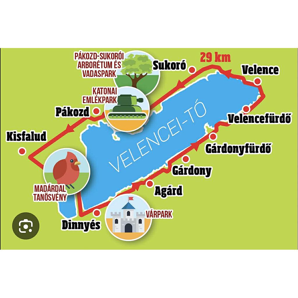 Kajak Velencei tó körbetekerés (Csenge/Máté Cs)2026.04.11